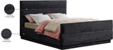 Paxton Chenille Fabric Queen Bed - Luxurious Cozy Design with Tufted Headboard for Elegant Bedrooms