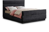 Paxton Chenille Fabric Queen Bed - Luxurious Cozy Design with Tufted Headboard for Elegant Bedrooms