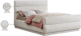 Paxton Chenille Fabric Queen Bed - Luxurious Cozy Design with Tufted Headboard for Elegant Bedrooms