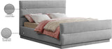 Paxton Chenille Fabric Queen Bed - Luxurious Cozy Design with Tufted Headboard for Elegant Bedrooms