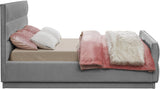 Paxton Chenille Fabric Queen Bed - Luxurious Cozy Design with Tufted Headboard for Elegant Bedrooms