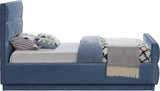 Paxton Twin Bed - Luxurious Chenille Upholstered Design with Channel Tufted Headboard for Elegance