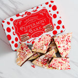 Handmade Layered Salted Caramel Dark & White Chocolate Peppermint Bark