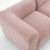 Philo Blush Pink Low Profile Modular Sofa (3-Seater)