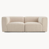 Philo Chenille Low Profile Modular Sofa (Loveseat)