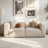 Philo Chenille Low Profile Modular Sofa (Loveseat)