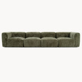 Philo Chenille Low Profile Modular Sofa (4-Seater)