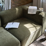 Philo Chenille Low Profile Modular Sofa (3-Seater)