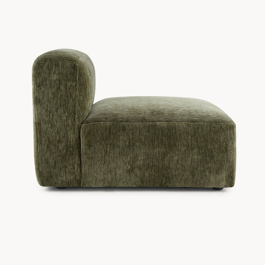Philo Chenille Low Profile Modular Armless Chair