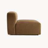 Philo Performance Velvet Low Profile Modular Armless Chair