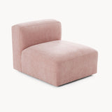 Philo Blush Pink Low Profile Modular Armless Chair