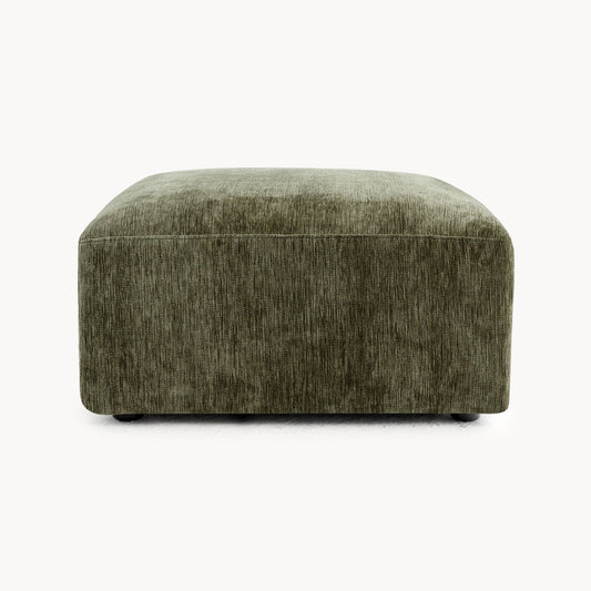 Philo Chenille Low Profile Modular Ottoman
