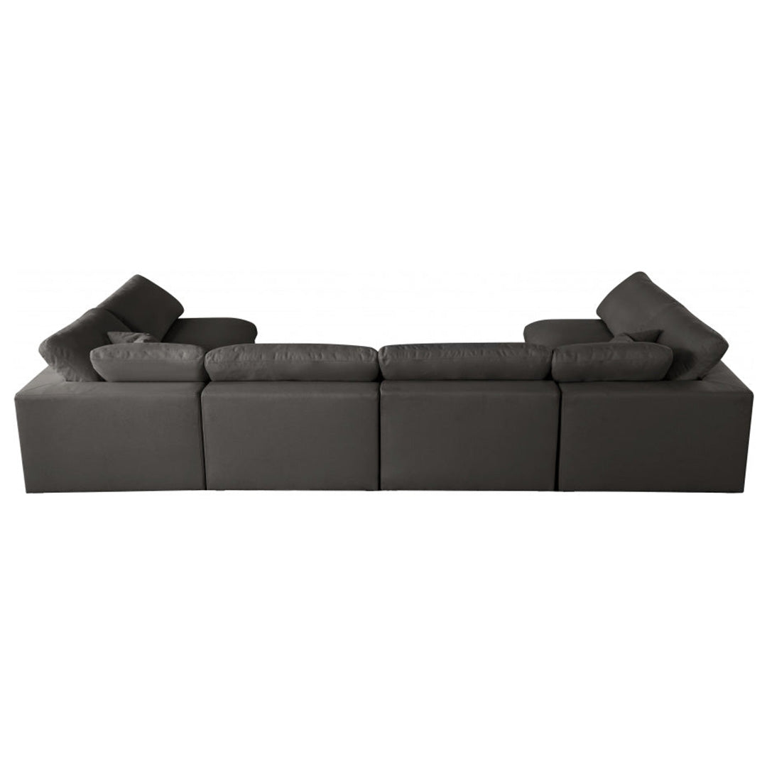 Plush Velvet Standard Comfort Modular Sectional