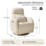 Cuddle Auto Rock Nursery Swivel Chair