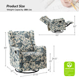 Damian Manual Swivel Glider Recliner