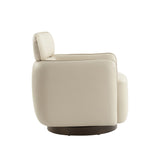 Othon Swivel Chair-IVORY