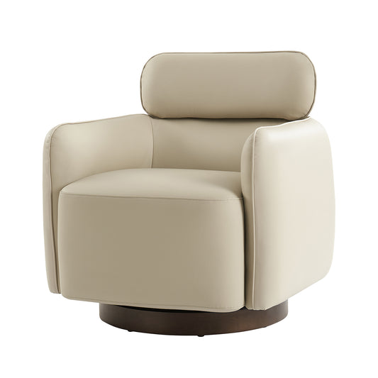 Othon Swivel Chair-IVORY