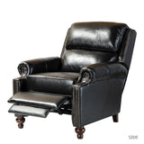 Consuela Mid-century Genuine Leather Recliner