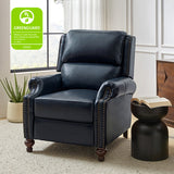 Consuela Mid-century Genuine Leather Recliner