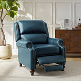 Consuela Mid-century Genuine Leather Recliner