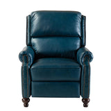 Consuela Mid-century Genuine Leather Recliner
