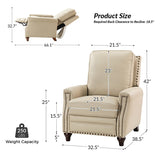 Annabelle Genuine Leather Recliner Chair(Optional Types)