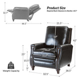 Annabelle Genuine Leather Recliner Chair(Optional Types)
