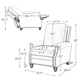 Annabelle Genuine Leather Recliner Chair(Optional Types)