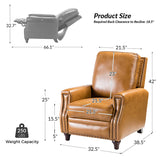 Annabelle Genuine Leather Recliner Chair(Optional Types)