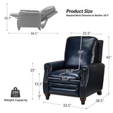 Annabelle Genuine Leather Recliner Chair(Optional Types)