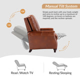 Annabelle Genuine Leather Recliner Chair(Optional Types)