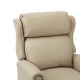 Lucina Genuine Leather Manual Recliner