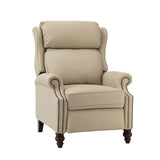 Lucina Genuine Leather Manual Recliner