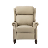 Lucina Genuine Leather Manual Recliner
