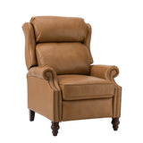 Lucina Genuine Leather Manual Recliner