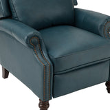 Lucina Genuine Leather Manual Recliner