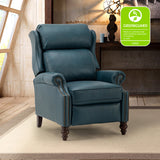 Lucina Genuine Leather Manual Recliner