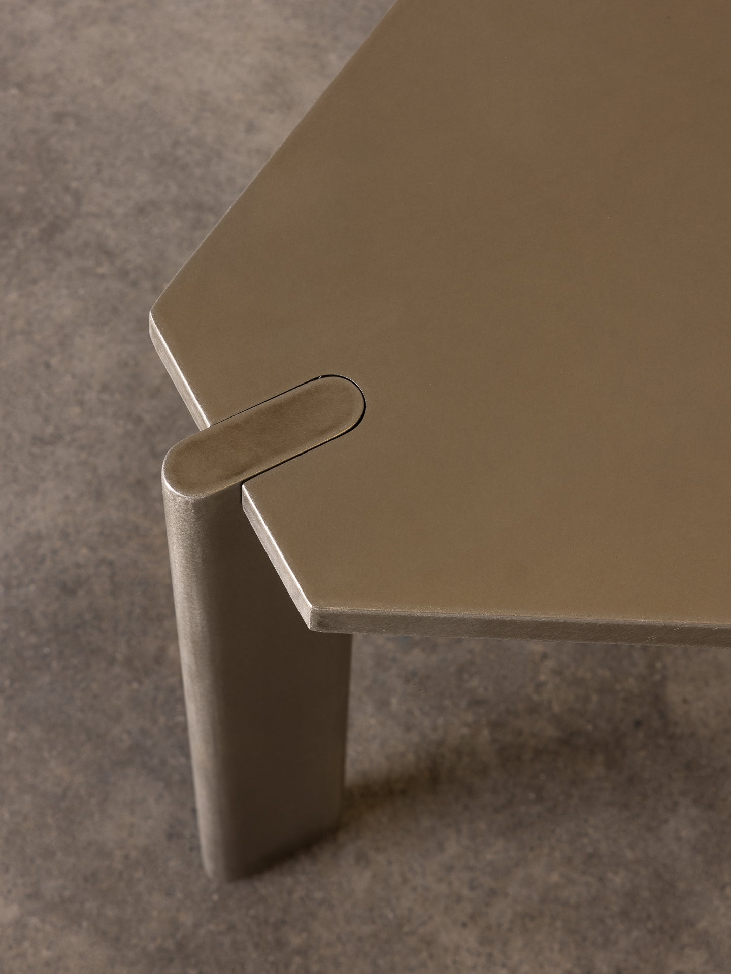 Yuuki Stainless Steel Side Table