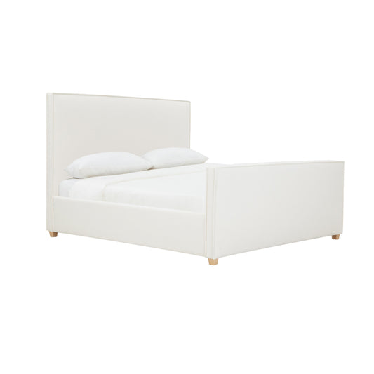 Bristol Park Ivory Contract-Grade Fabric Upholstered Bed