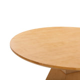 Nolan 56" Wood Round Dining Table