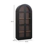 Marlow Wood Display Cabinet