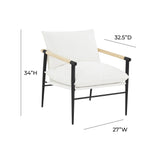 Cali Performance Fabric Accent Chair