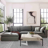Cali Performance Fabric Modular Armless Chair