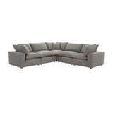 Cali 5-Piece Performance Fabric Modular L-Sectional