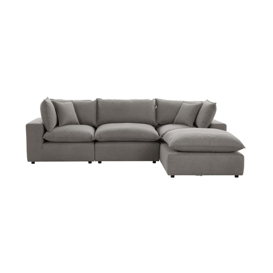 Cali 4-Piece Performance Fabric Modular Sectional