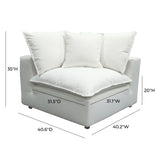 Cali Performance Fabric Modular Corner Chair