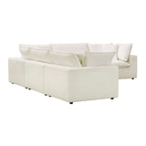 Cali 5-Piece Performance Fabric Modular L-Sectional