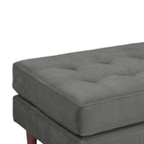 Cave Performance Velvet Ottoman