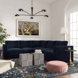 Willow 5-Piece Performance Velvet Modular L Sectional