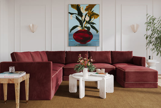 Willow 7-Piece Performance Velvet Modular Large Chaise Sectional